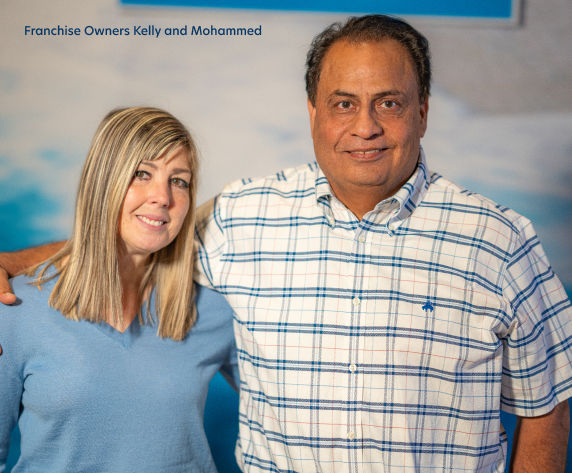 Franchise Owners Kelly and Mohammed